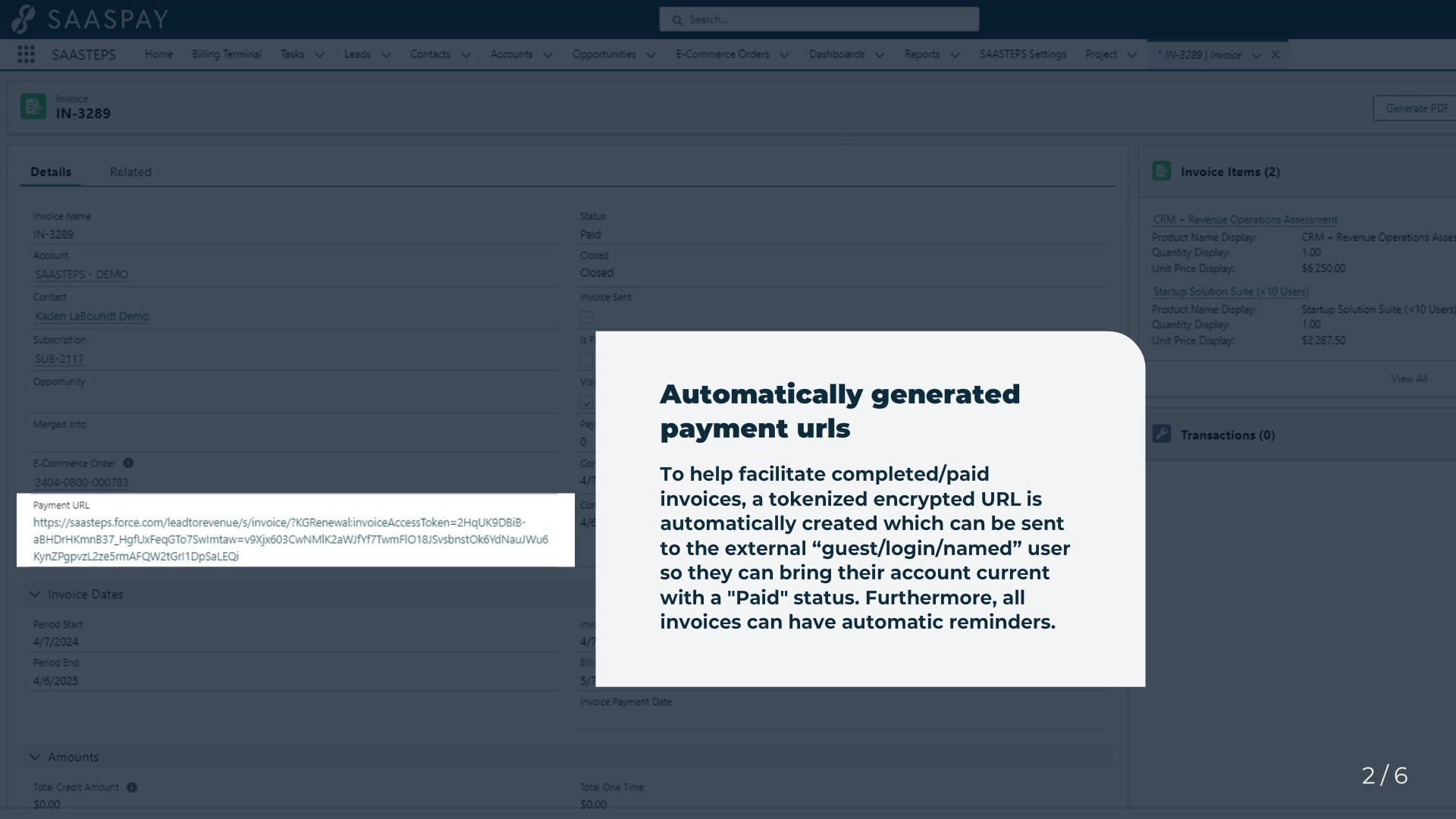 payment url highlight