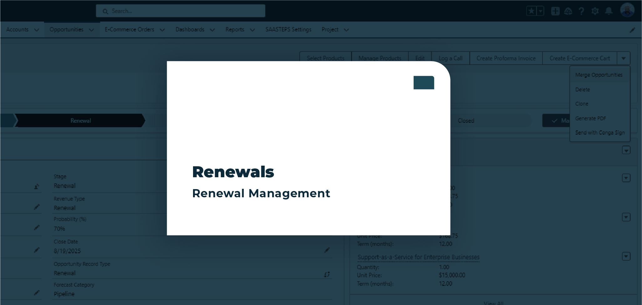 renewals management